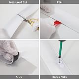 Gaahing Garage Door Seal Strip 10m White Weather Stripping Universal Adhesive view 7