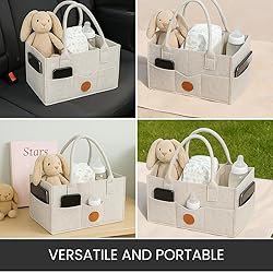PRIMERA COLLECTIONS - Felt Diaper Caddy Organizer