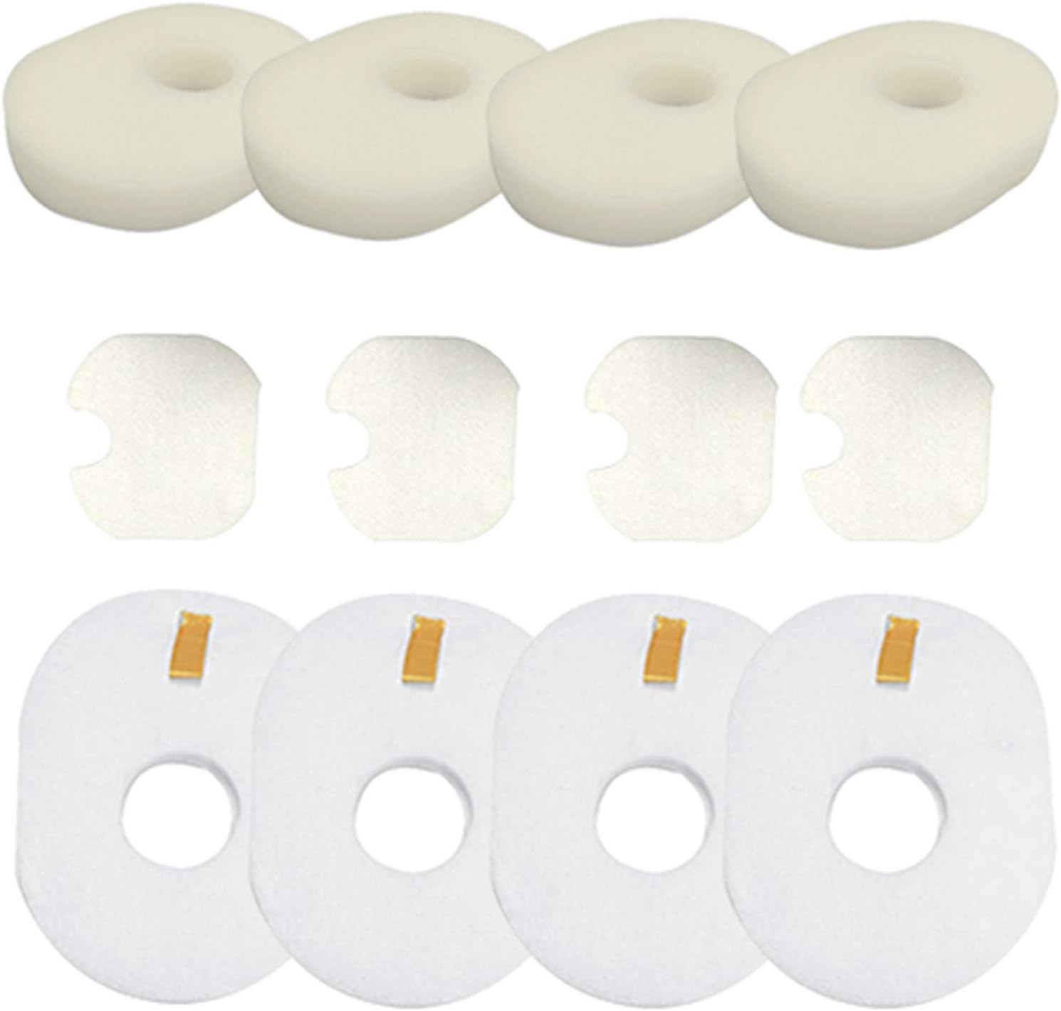 Amyehouse 4 Packs Replacement Foam & Felt Filter Set Compatible with Shark Rocket Ultra Light Corded HV300 HV310 HV301 HV302 HV303 HV305 HV307 HV308 HV300W UV450 CS100 CS110 Vacuum,Part # XFFV300 & 1080FTV320