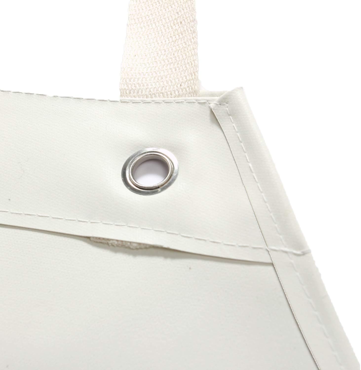Rubber Waterproof Apron Butcher Heavy Duty -Oil Chemical Resistant Thick Work Safety Aprons - Dog Grooming, DishWashing (White, XL): Clothing