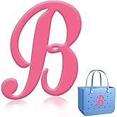 ZEOXUER Letter Charms for Bogg Bag, Decorative Bogg Bag Letter Charms, Lettering Accessories, Bogg Bag Charm Insert Lettering, Alphabet 3D Letters for Personalizing Handbag DIY