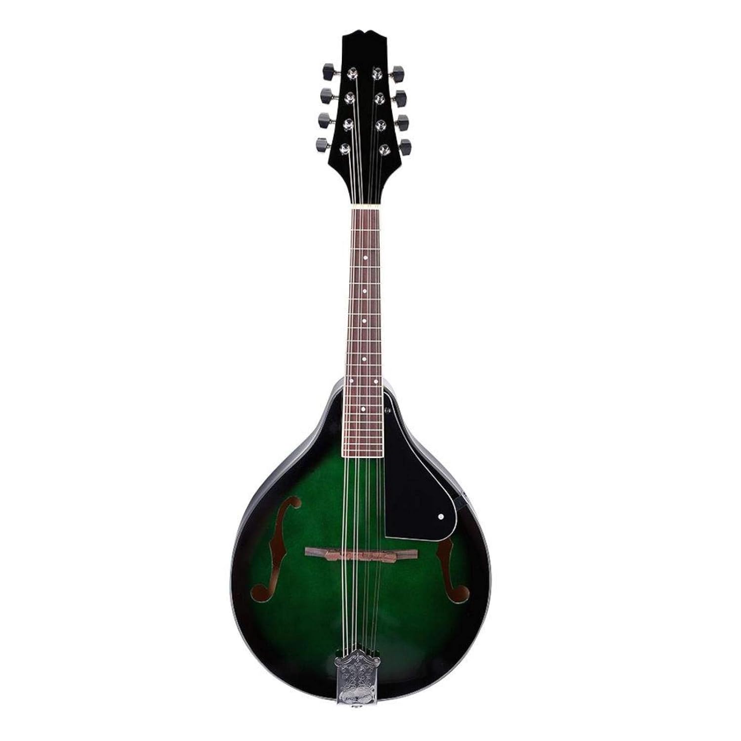 Mandolin with Hardshell Case, Mandolin Sunburst, 8 String Wooden