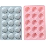 2024 New Creative Silicone Cake Mold（2pcs）, Make Fun Cake Baking Mold, Fudge Cake Ice Chocolate Baking Mold Large Handmade Si