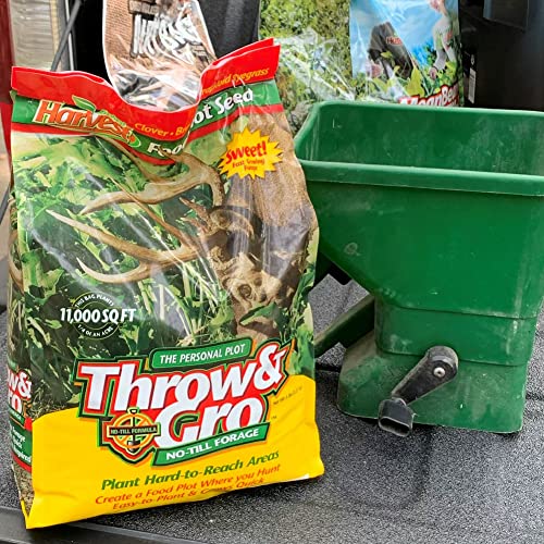 EVOLVED HARVEST Throw & Gro NoTill Forage for Deer EasytoPlant FastGrowing Food Plot Seeds