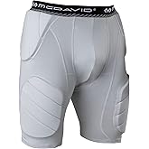 McDavid Football Girdle for Men - Durable & Breathable 5-Pad Girdle with Hard-Shell Thigh Guards for Padded Support, Ideal for Football & Lacrosse (Adult)