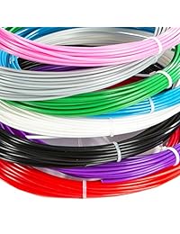 maven 8 color pack de plástico 1.75 mm ABS Filamento Recargas para uso con impresión 3d plumas Negro, Azul, Verde, Gris, Rosa, Morado, Rojo, y blanco