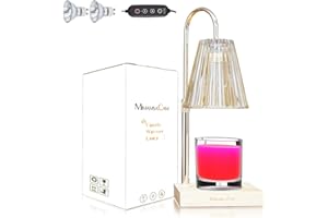 MimamsaCam Candle Warmer Lamp,Compatible with Yankee Candles and Chesapeake Bay Candle,Timer/Dimmer Wax Melt Warmer for Home Decor, Gift for Mom, Height Adjustable Electric Candle Warmer 2X 50W Bulbs
