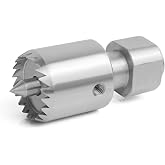 BMWOOD NCK-CDC25 Crown Drive Center 1" Diameter Multitooth Drive Center Spring-Loaded Point Fits Most 4 Jaw Chucks.