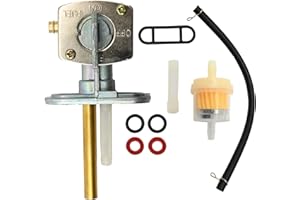 Zreneyfex Fuel Valve With Petcock Replaces For Yamaha ATV Motorcycle PW80 XT125 250 YZ426F YFM250 YFZ350 Banshee Big Bear 350 Grizzly 660 Kodiak 400 Replaces For Kawasaki KLT 110 Bayou KSF 250 Mojave