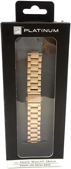 gold link apple watch band 38mm