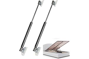 RRTECHFORU 250N/56lb Gas Struts Gas Spring Strut 15 inch Gas Strut Lift Support Gas Shocks Gas Prop Struts 381mm, Set of 2