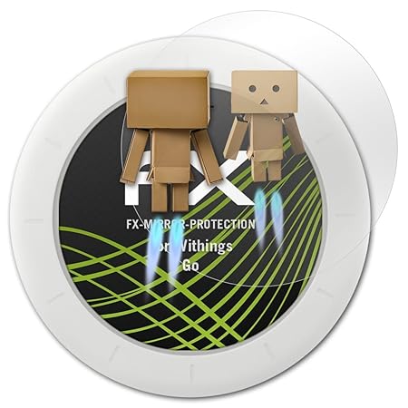 atFoliX Displayfolie für Withings Go Spiegelfolie, Spiegeleffekt FX Schutzfolie