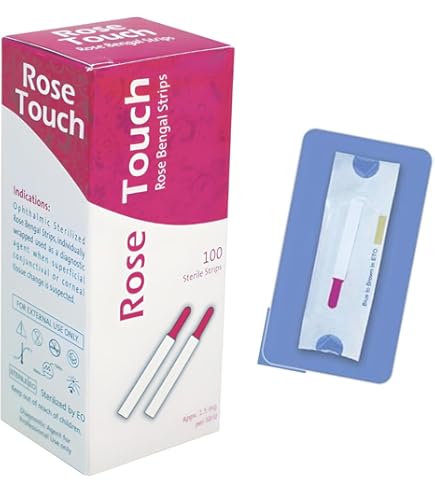 Rose Bengal & Lissamine Green Strips - View #4
