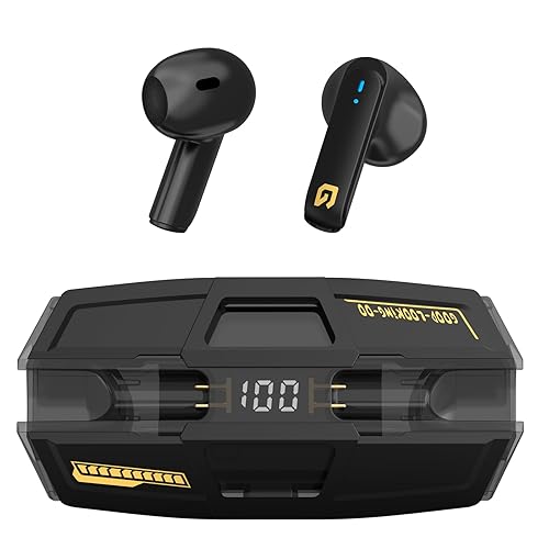 Language Translator Earbuds, Two Way Real-time Translation Device with 138 Languages Online Voice Translation, Digital Display, High Accuracy (Deep Black)