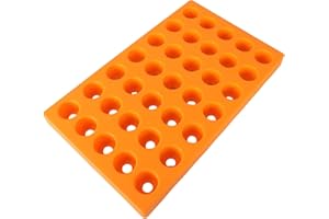 ER Collet Storage Box 60 Hole Tool Organizer for ER25 and ER32, for CNC Machine Accessory Storage Workshop 5S Management Tool