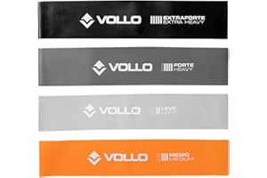 Kit 4 Faixas Elásticas Bands 3 Intensidades