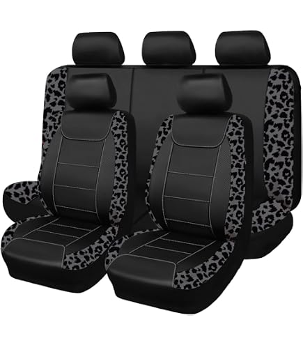 Funda Para Volante De Coche JNNJ - Felpa Con Orejas De Vaca, Negro, Diámetro 38cm, Antideslizante