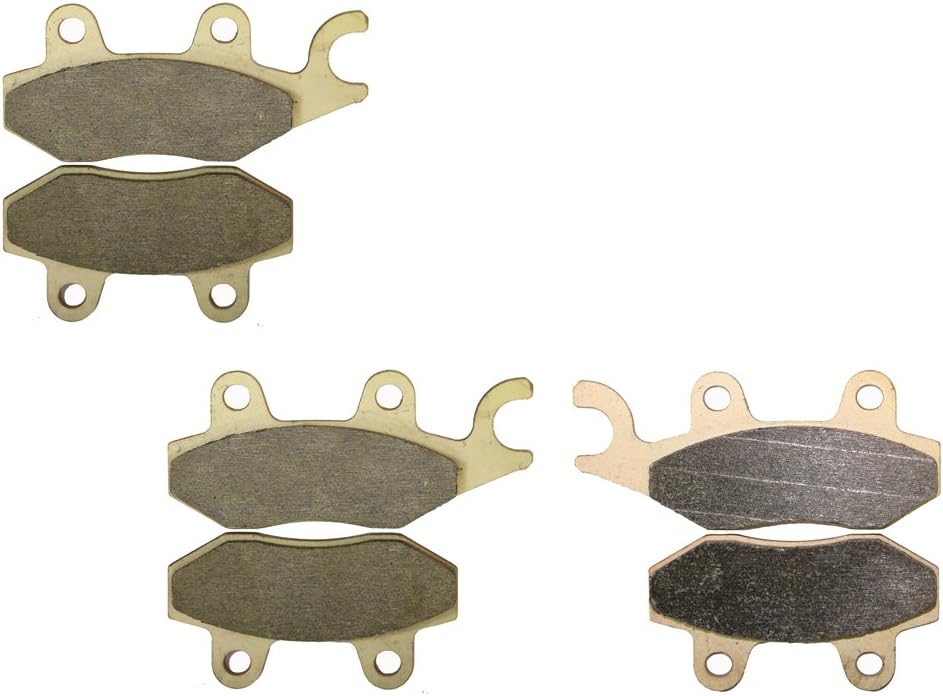 CNBK Sintering H-H Brake Pad Set fit for YAMAHA Street Bike XTZ750 XTZ 750 cc 750cc Super Tenere 3WM F343 1989 1990 1991 1992 1993 1994 1995 89 90 91 92 93 94 95 6 Pads