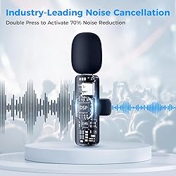 Moman Wireless Lavalier Microphone for iPhone, 2