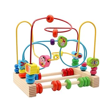 baby toy beads on wire