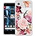 TOPNOW for Google Pixel 2 XL Case, [Anti-Scratch PC + Shockproof Anti-Drop Soft TPU] Advanced Printing Pattern Phone Cases Glossy Drawing Design Cover for Pixel 2 XL(Roses Cluster)