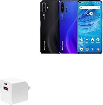 Amazon Com Umidigi F2 Charger Boxwave Pd Minicube 18w 18w Pd Wall Charger For Umidigi F2 Winter White Electronics