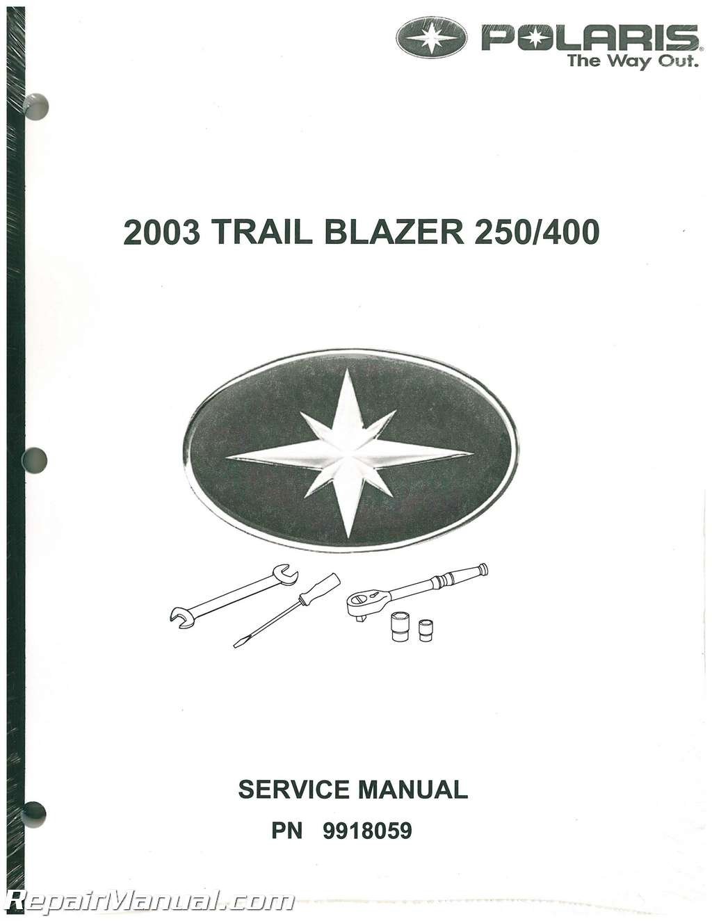 9918059 2003 Polaris Trailblazer 250 400 ATV Service Manual: Manufacturer:  Amazon.com: