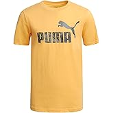 PUMA Boys T-Shirt - Cat Logo T-Shirt for Boys - Athletic Crewneck Short Sleeve Tee (S-XL)