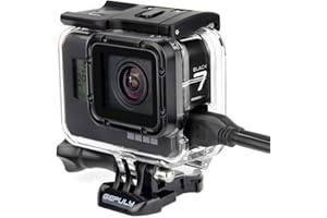 GEPULY Skeleton Protective Housing Case for GoPro Hero 7 6 5 Black, Hero (2018) Action Camera -Offers Better Audio Recording and Heat Dissipation