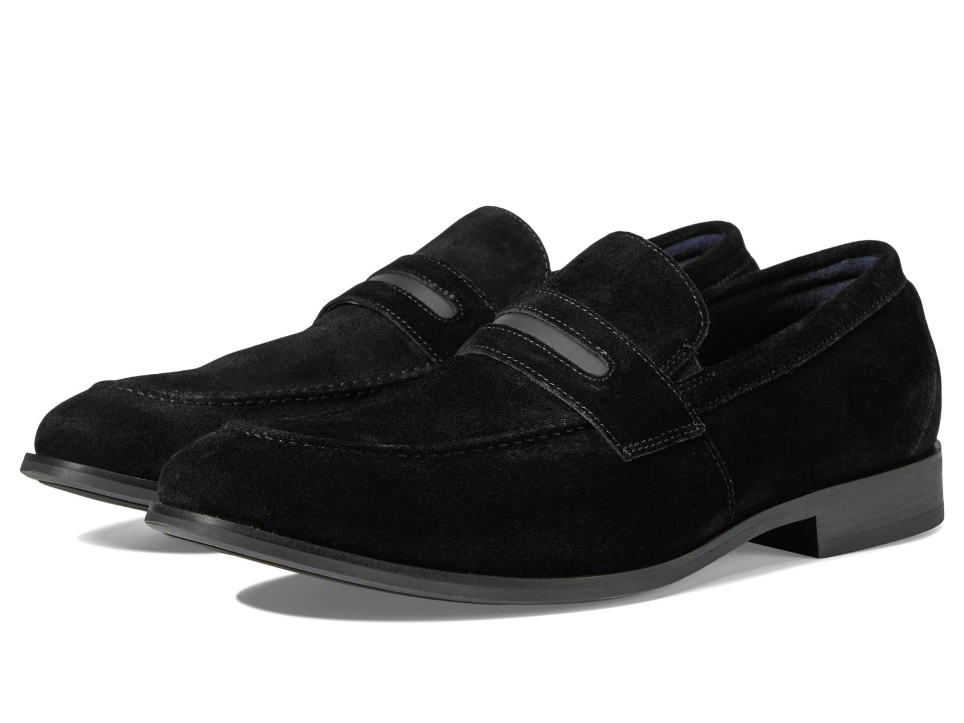 Stacy Adams Men's Burke Penny Slip On Loafer, Black