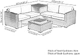 Panana Rattan Corner Sofa Set with Storage Box 4 Seater Outdoor Furniture view 6