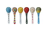 Ceramic Soup Spoons Set of 6–Mutilpurpose for