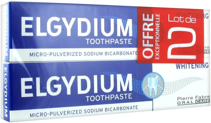 Elgydium Whitening Toothpaste 2 X 75Ml, 75 ml (Pack of 2)