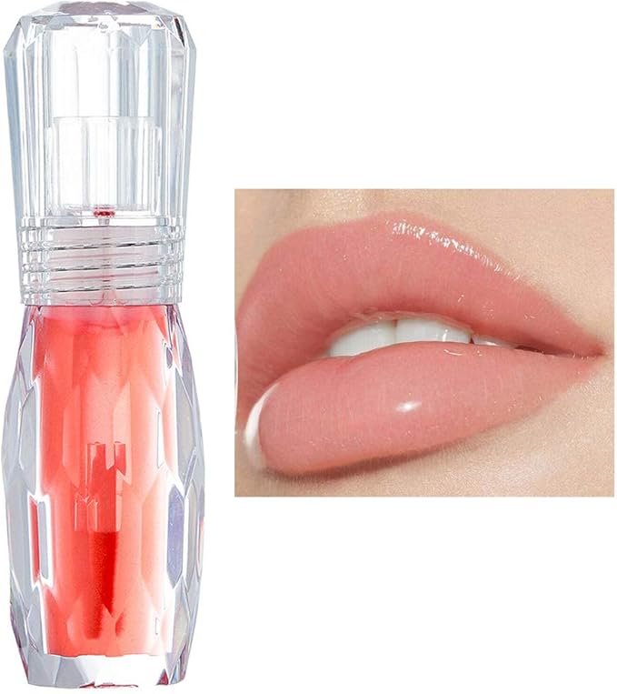 GLTurelifes Lip Plumper Gloss Jelly Color Lipstick, Lip Plumping Balm