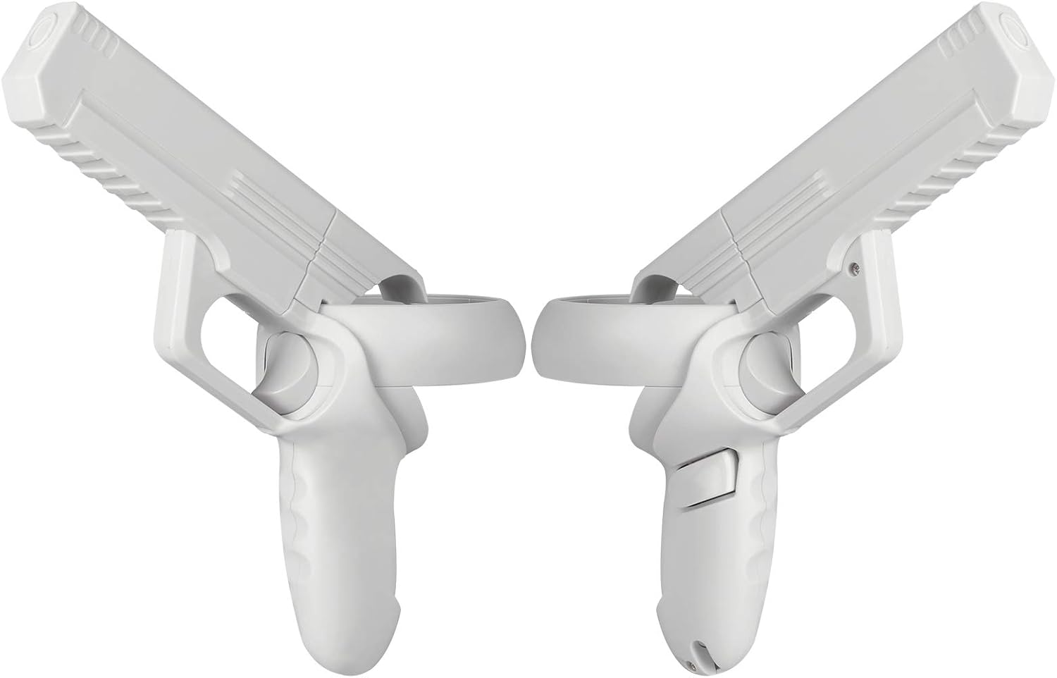 Vakdon VR Game Gun for Oculus Quest 2 Controllers, Enhanced FPS Gaming/Shoot Sports Games
