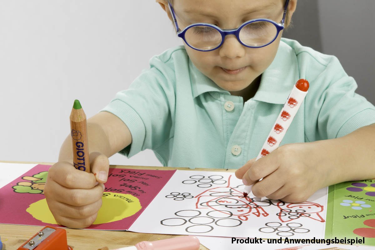 GIOTTO be-bè Super Colouring and Modelling Set, Felt Tipped Pens, Modelling Dough and Pencils, Suitable for Ages 2+ - Image 3
