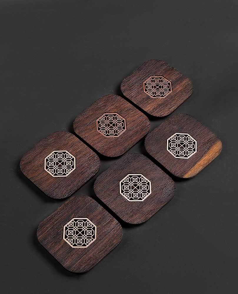 6 Piece Coastwr Drink Costers Absorbent Coasters for Drink Coaster