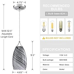 Adjustable 3 Pack 1 Light Indoor Mini Hanging