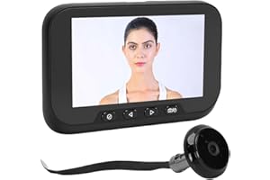 VBESTLIFE Video Peephole Camera, 4.5 Inch 1080P HD 135 Wide Angle Digital Door Viewer with PIR Motion Detection, Night Vision