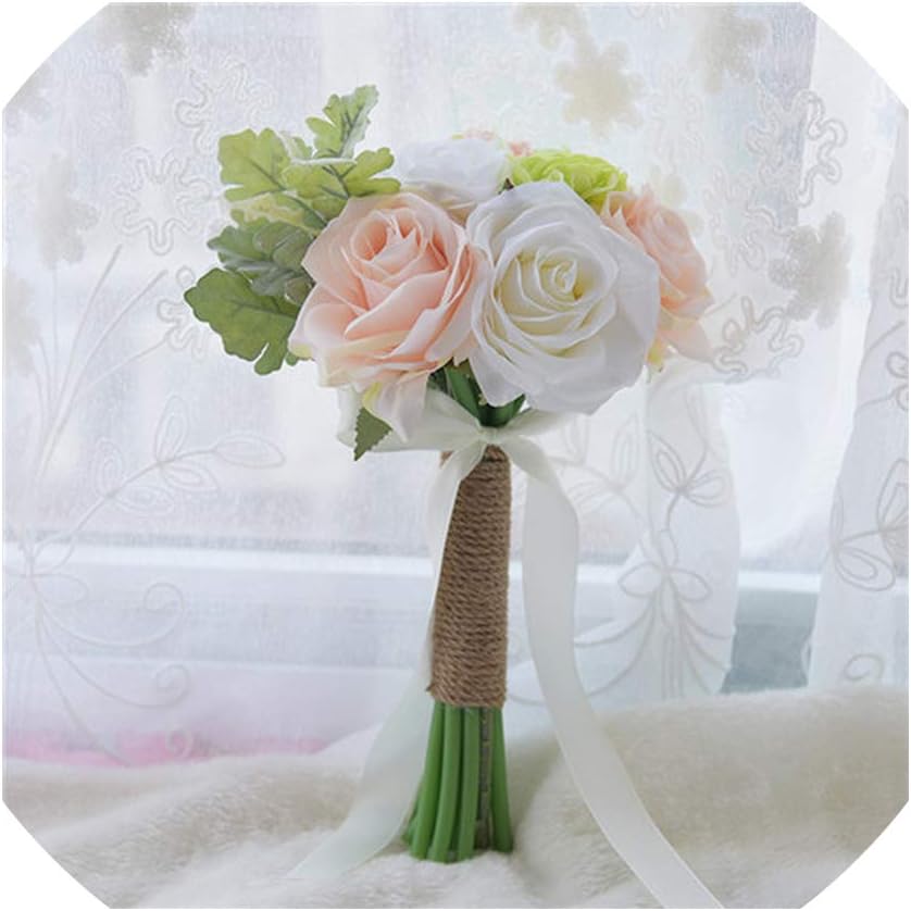 white hydrangea bridesmaid bouquet