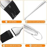 Zerodis Silicone Basting Brush Heat Resistant Pastry BBQ Grill Baking Kitchen view 6