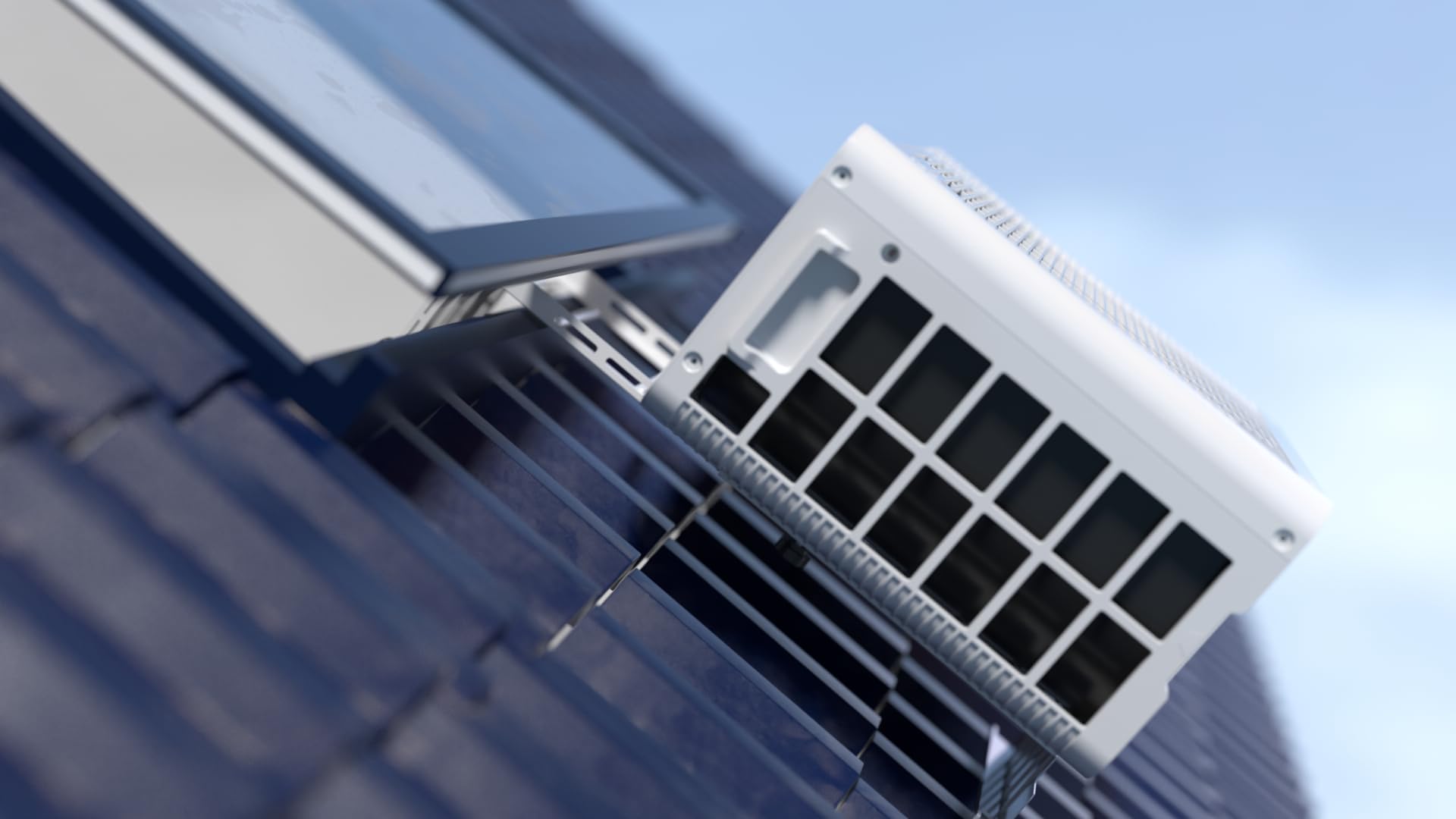 Midea Universalhalterung für die Klimaanlage PortaSplit Weiß 3