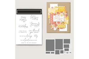 FUNLUCK 2024 New Dies Set for Card Making, Metal Die-Cuts Card Making Supplies,Adult DIY Scrapbooking Arts Crafts for Christmas,Holiday (5227)