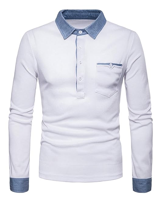 polo uomo manica lunga amazon