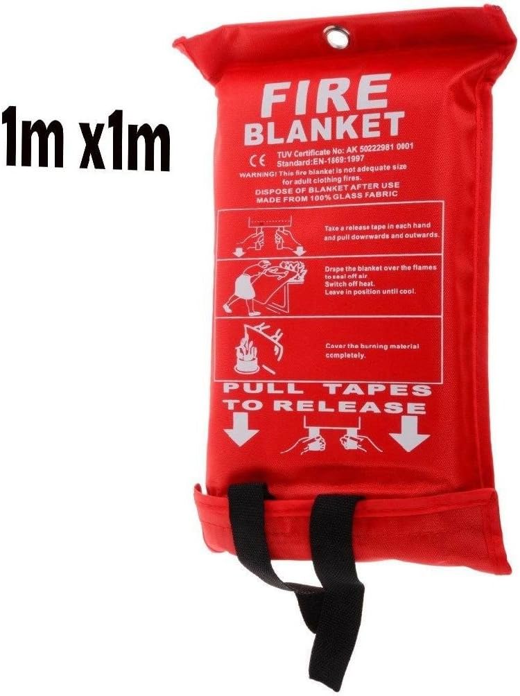 Fire Blanket Extinguishers Fire Safety Smoke Alarms Home Kitchen Shop