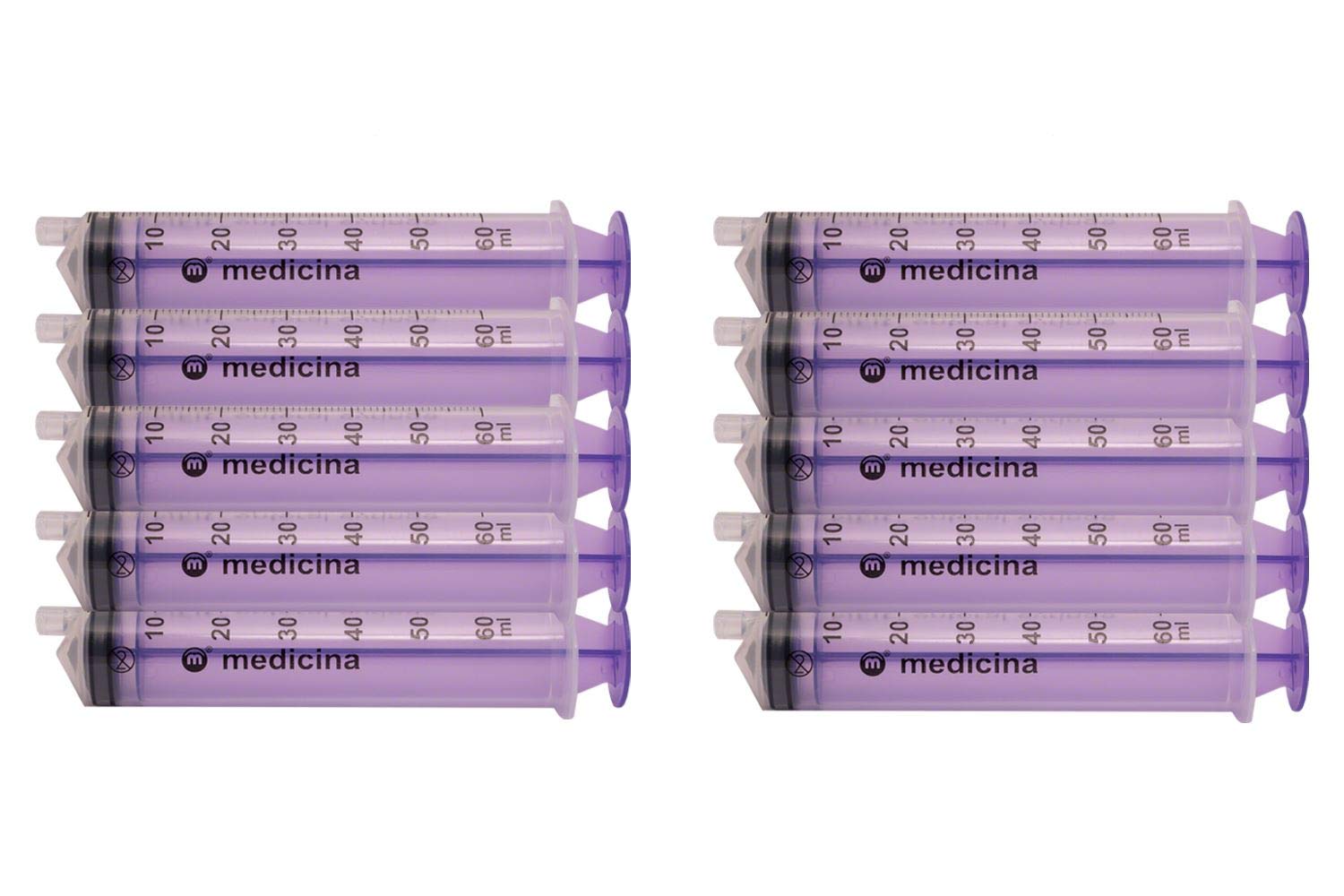 Medicina ENFit Enteral Syringe 60ml, Pack of 10