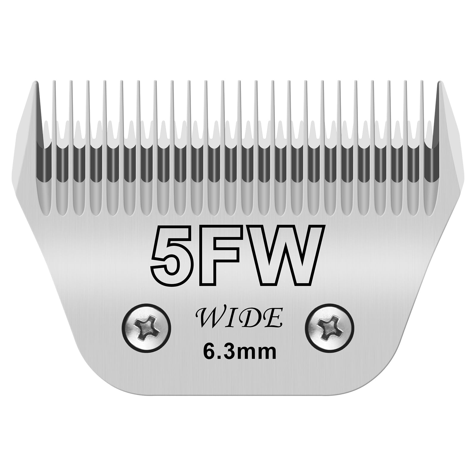 AUDOC 5FW Pet Dog Grooming Detachable Wide Blades,Compatible with Andis,Oster A5,Wahl KM10/Moser 45/Masterclip A5 Clippers,Cut Length 1/4"(6.3mm) for larger animals