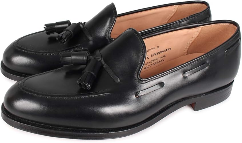Amazon クロケット ジョーンズ キャベンディッシュ2 ローファー タッセルローファー シューズ Cavendish2 ワイズ ブラック 黒 a C01l1 並行輸入品 Crockett Jones クロケット ジョーンズ ローファー スリッポン