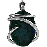 Azurite/Malachite Pendant Necklace 925 Sterling Silver by Isabella Roth