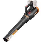 WORX Nitro Cordless Leaf Blower, Quiet Electric Blower for Lawn Care with 530 CFM & 140 MPH, Batteries & Charger Not Included, WG581.9